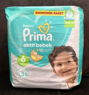 پوشک بجه پمپرز  ترک  سایز6 - 26تایی